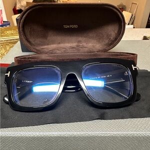 Tom Ford Black and Blue Glasses